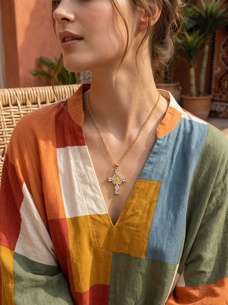 Kette Benedicta Drop – Lifestyle-Foto