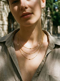 Kette Paperclip Kette Gold Detailansicht – 18K vergoldet