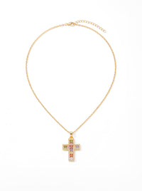 Kette Prisma Crux – Regenbogenkreuz der Gnade – Detailansicht