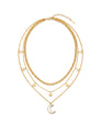 Luna Stellare – Sterne & Mond Layering-Kette