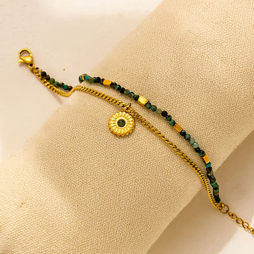 Armband Flor Verde