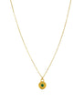 Emerald Secret – Feine Kette mit Steinanhänger