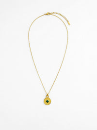 Kette Malachit Anhaenger – Produktbild auf weissem Hintergrund, Naturstein Halskette, Boho Schmuck