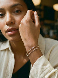 Metropolitan Armband Silber Lifestyle-Foto im Alltag – Edelstahl