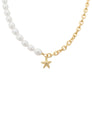 Ocean Kiss – Perlenkette mit Seestern-Detail