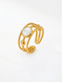 Ocean Twist – Mehrlagiger Ring