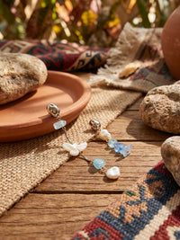 Ohrringe Aqua Colomba – Lifestyle-Foto