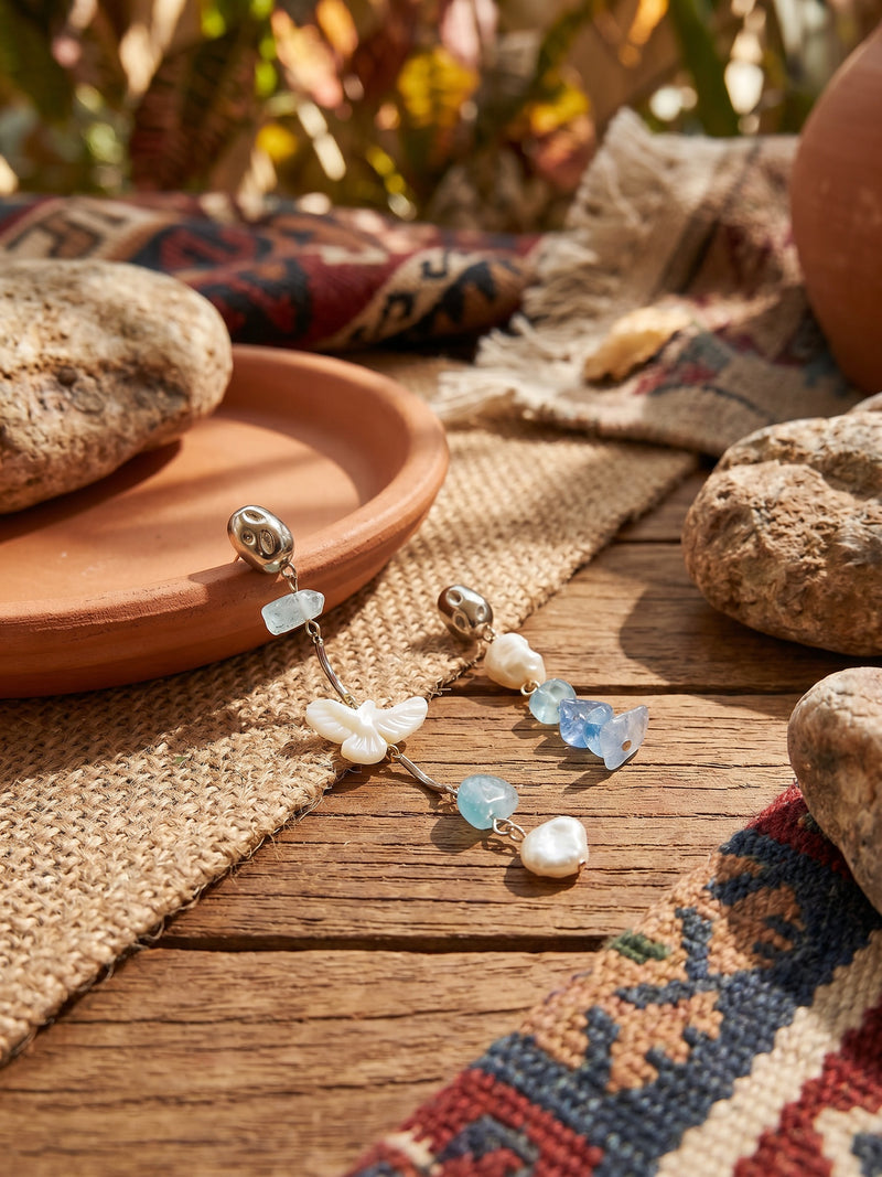 Ohrringe Aqua Colomba – Lifestyle-Foto