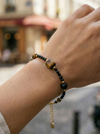 Onyx Dalmatiner Kette 05 – auf weissem Hintergrund