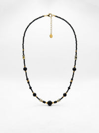 Onyx Dalmatiner Kette 06 – auf weissem Hintergrund