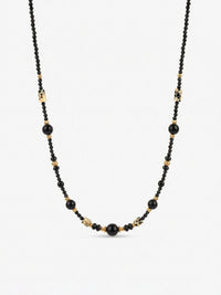 Onyx Dalmatiner Kette 01 – auf weissem Hintergrund