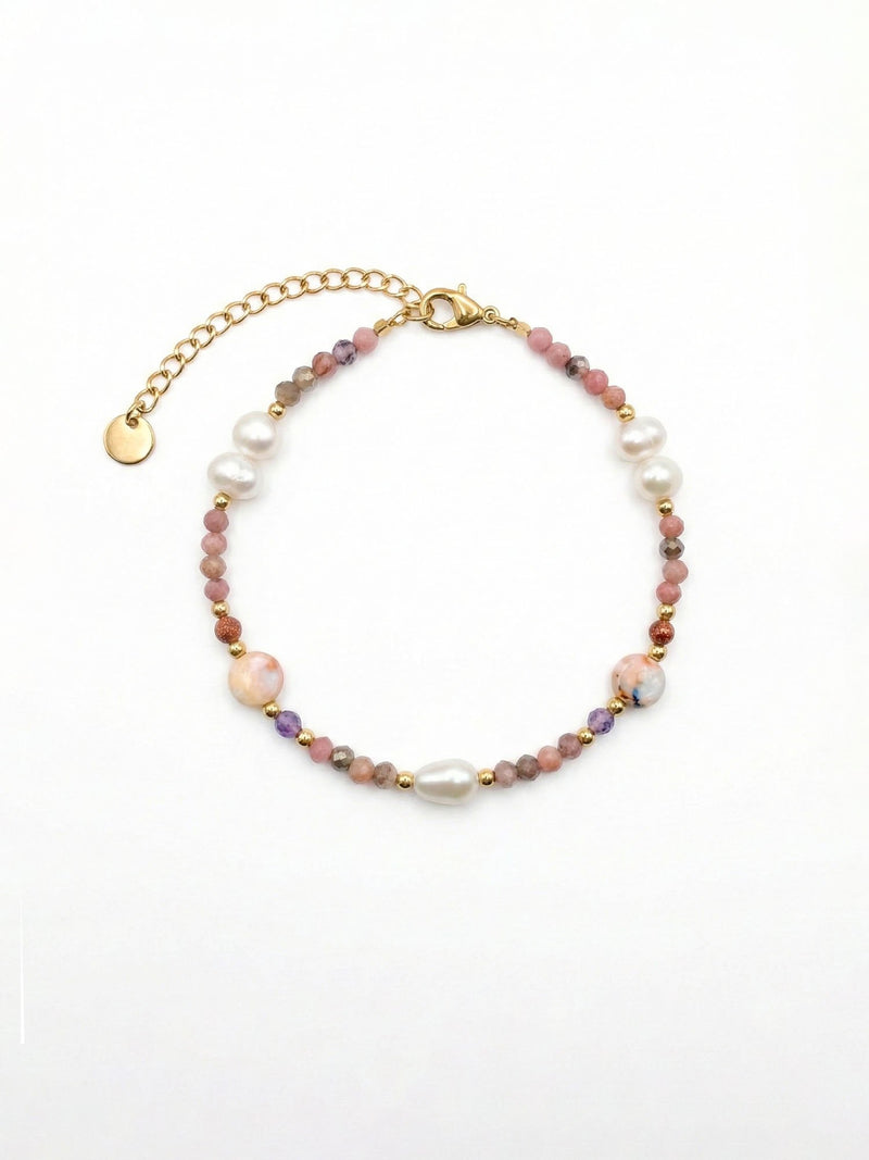 Onyx Weiss Kette 07 – auf weissem Hintergrund