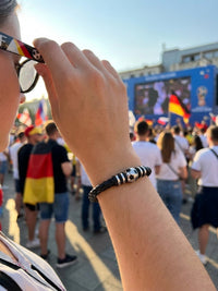 Armband Pallone Nero – Fußball Leder Armband Herren – Lifestyle 3