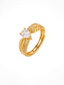 Ring Angelo – Feder & Kristall