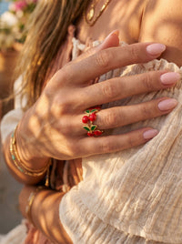 Ring Cherry Bliss – Nahaufnahme