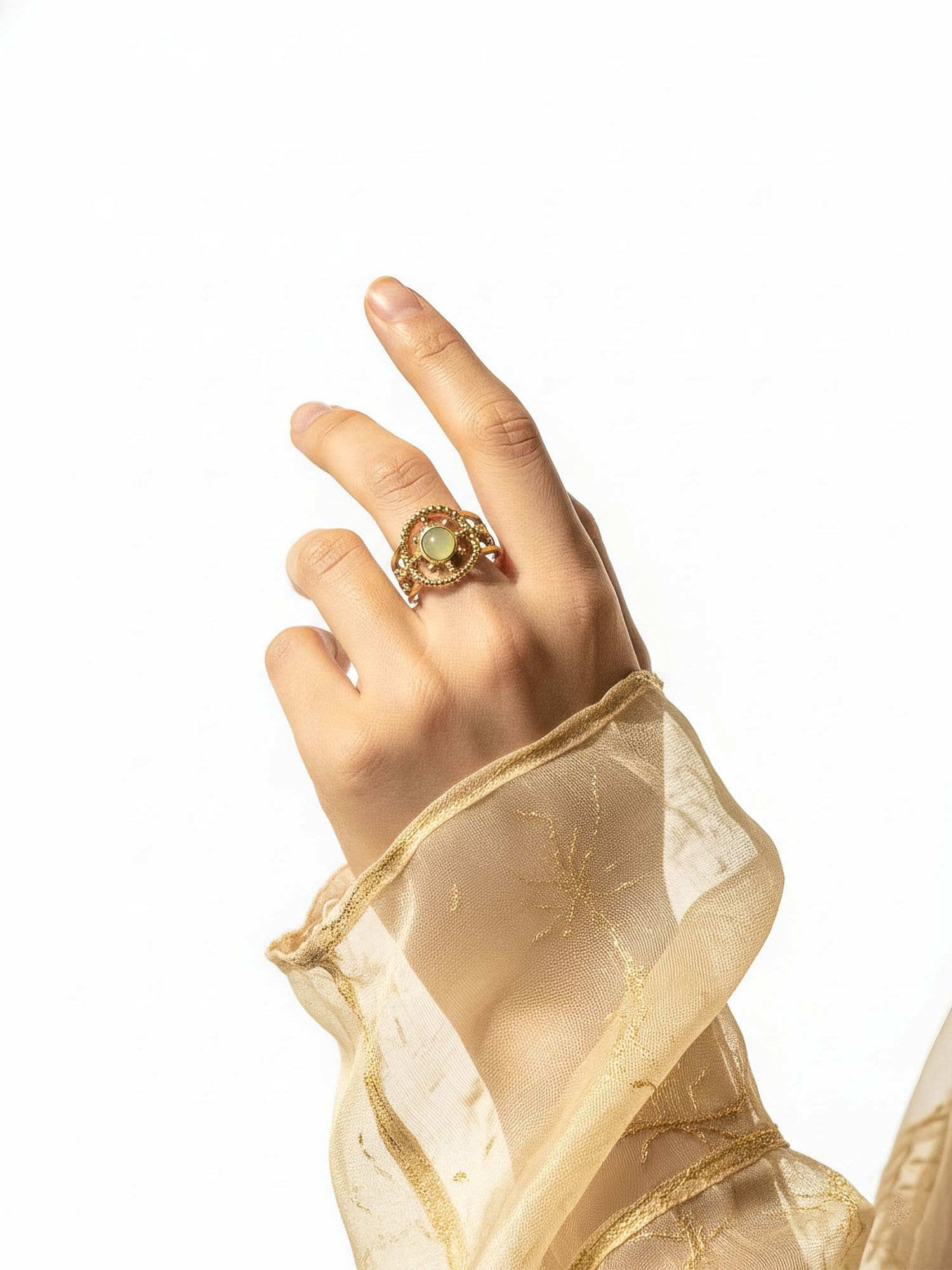 Ring Aurora Notte Silber - Damenring mit Kristall - Nemomatheo