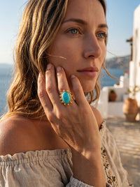 Ring Oasi Türkis – Nahaufnahme