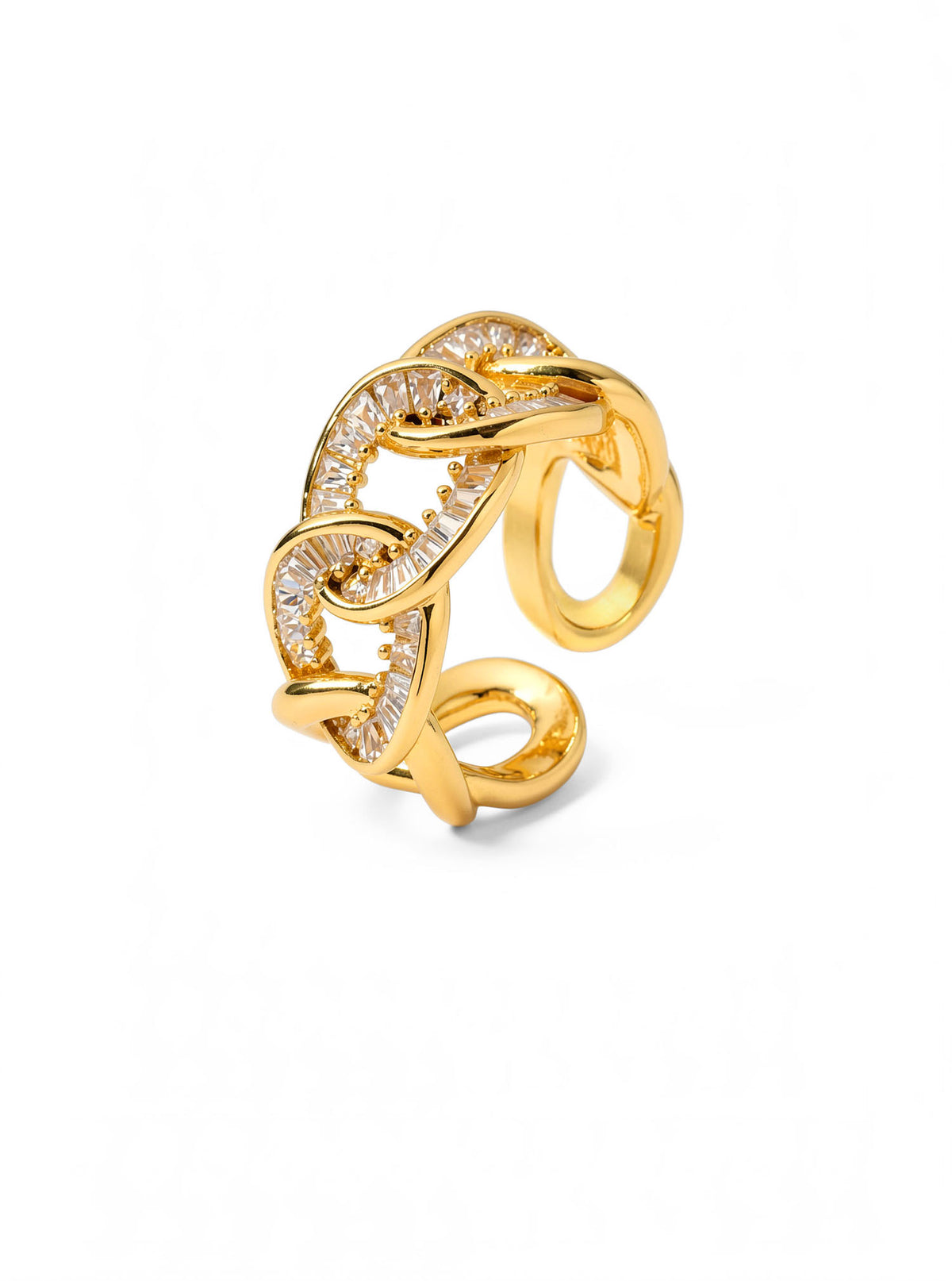 Ring Twist Shine – Produktbild auf weißem Hintergrund