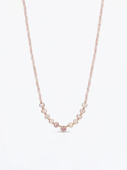 Kette Rosé – Feine Perlen