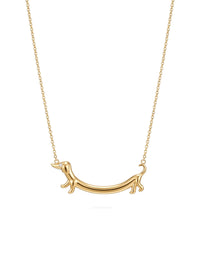 Kette Tender Heart – Herz Kette mit Perlen und offenem Herz-Anhänger, 18K vergoldet – weißer Hintergrund