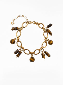 Armband Terra Forte – Tigerauge Charm Armband