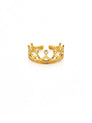 Tiara – Offener Kronenring mit Kristallen