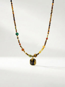 Wild Earth – Statement-Kette mit Anhänger