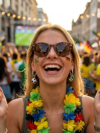 Ohrringe WM 2026 – Fußball Fan Ohrringe mit Nationalflagge – Brasilien – Lifestyle 3