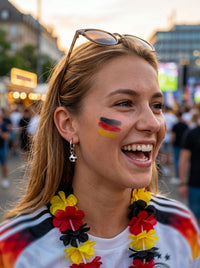 Ohrringe WM 2026 – Fußball Fan Ohrringe mit Nationalflagge – Deutschland – Detail 2