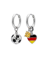Ohrringe WM 2026 – Fußball Fan Ohrringe mit Nationalflagge – Deutschland – Lifestyle 3