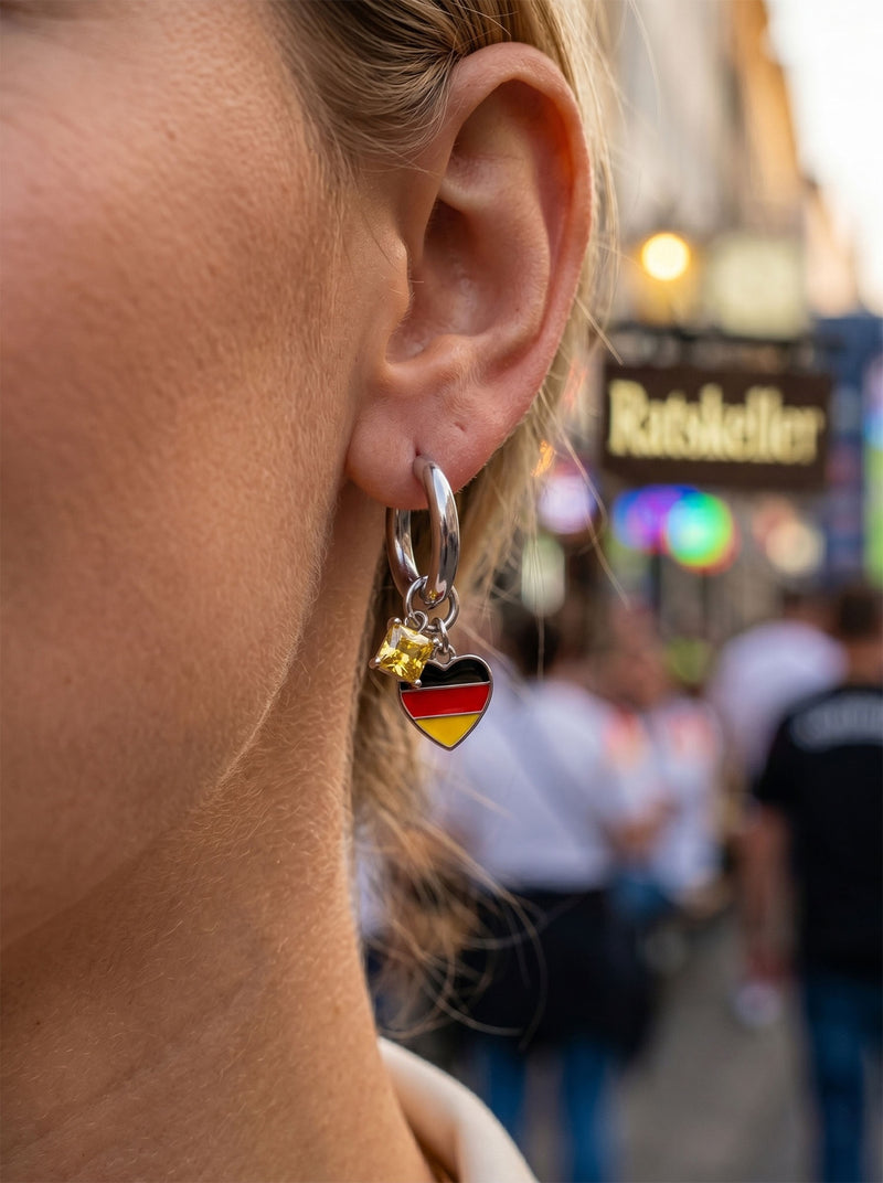 Ohrringe WM 2026 – Fußball Fan Ohrringe mit Nationalflagge – Deutschland – Lifestyle 6