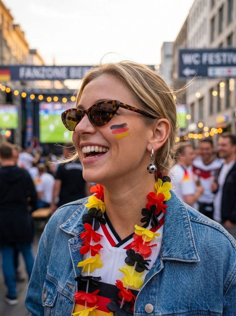 Ohrringe WM 2026 – Fußball Fan Ohrringe mit Nationalflagge – Deutschland – Lifestyle 7
