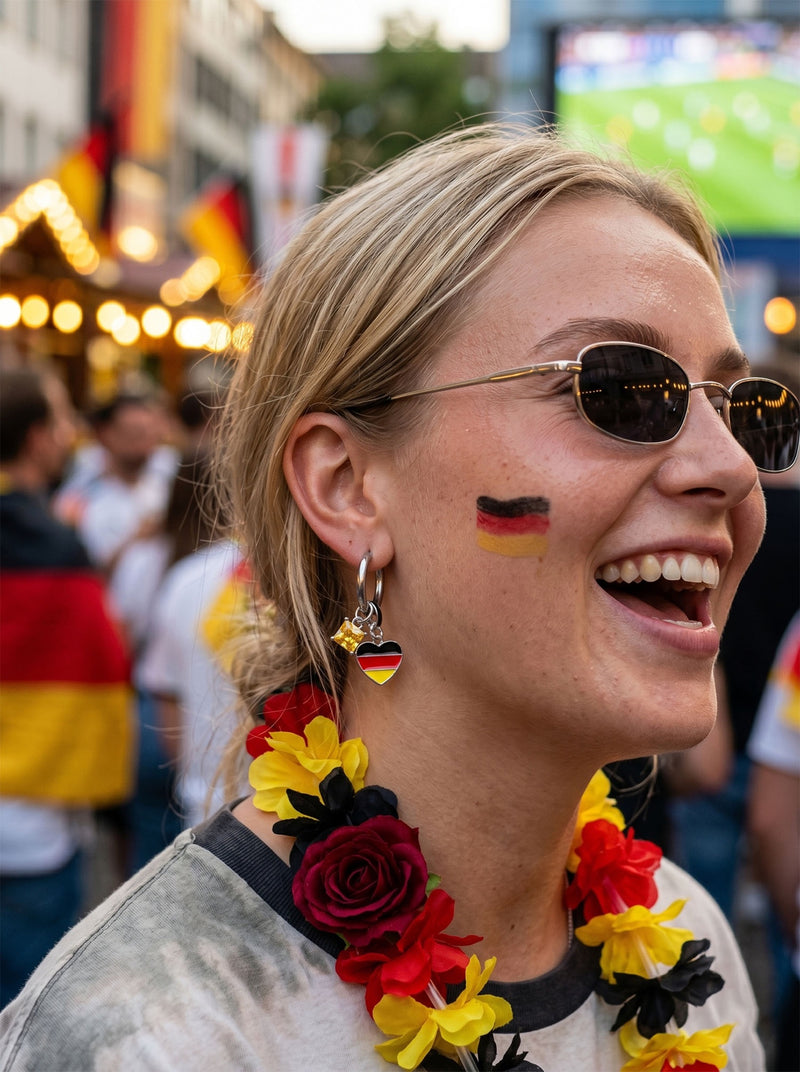 Ohrringe WM 2026 – Fußball Fan Ohrringe mit Nationalflagge – Deutschland – Lifestyle 8