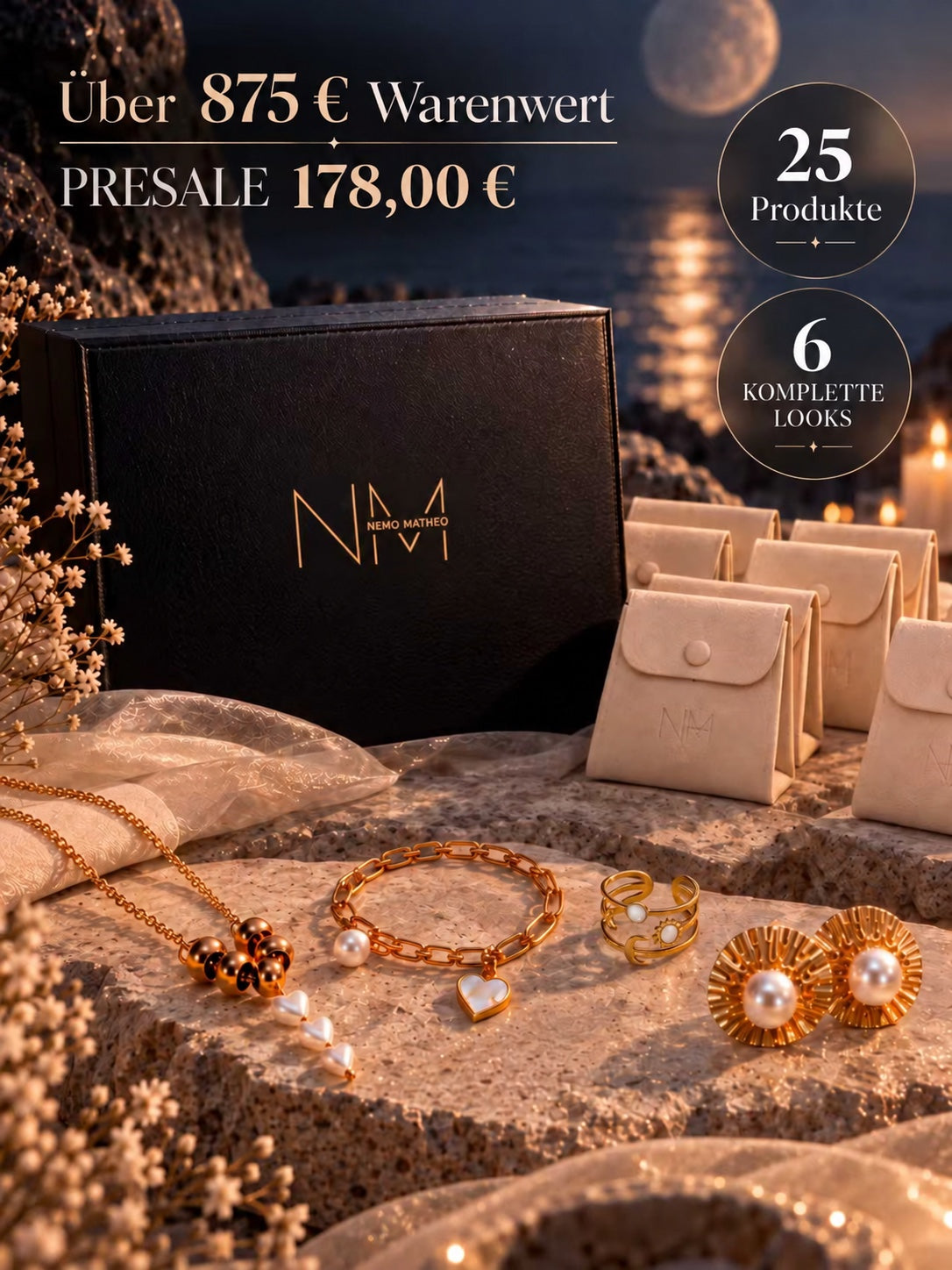Anima in Fiore – Geschenkbox, 25 Produkte und 6 komplette Looks